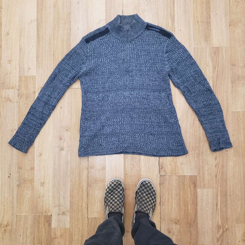 Calvin Klein Jeans Long Sleeve Sweatershirt Turtleneck With Logo. Open To Offers